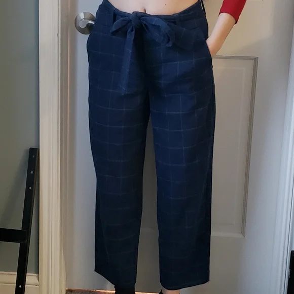 A New Day Plaid Trouser with a belt tie SZ 12 - Picture 4 of 6